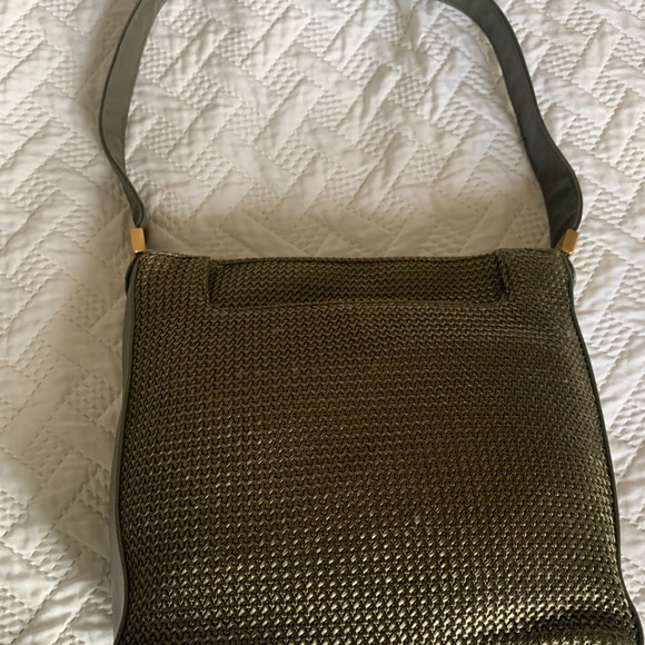 Beautiful green leather trim Worthington handbag - Picture 5 of 5